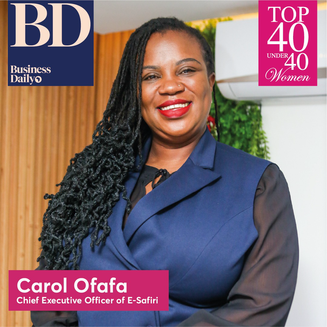 TOP 40 UNDER 40 WOMEN by Nation Media - Carol Ofafa featured in Business Daily and NTV Kenya (August 2025).
